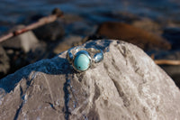 Size 9.5 Lone Mountain Turquoise Cloud Ring
