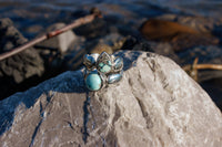 Size 9.5 Lone Mountain Turquoise Cloud Ring