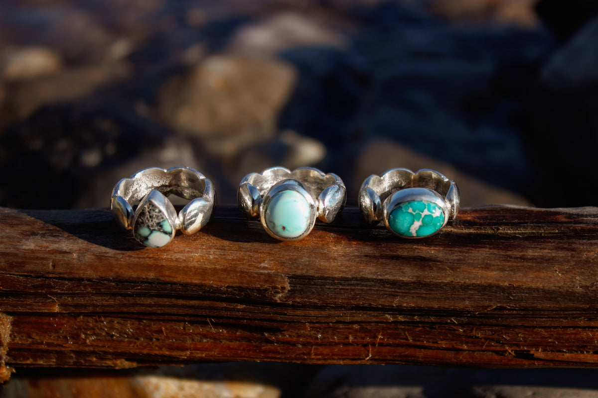 Size 8.75-9 Calypso Variscite Cloud Ring