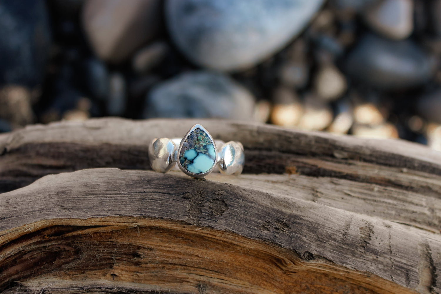 Size 8.75-9 Calypso Variscite Cloud Ring