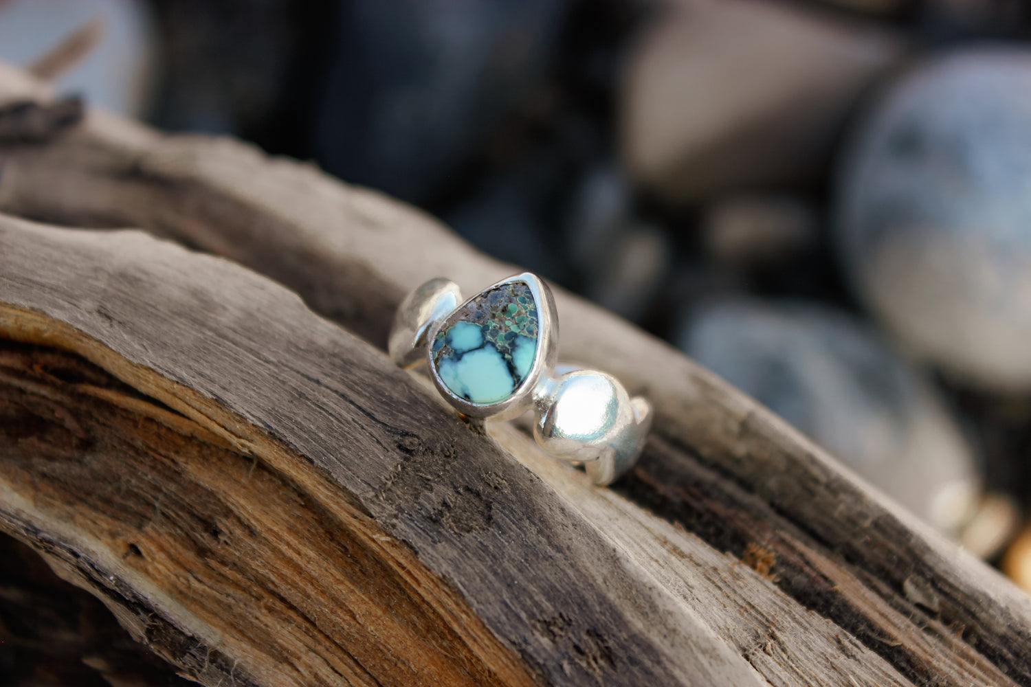 Size 8.75-9 Calypso Variscite Cloud Ring