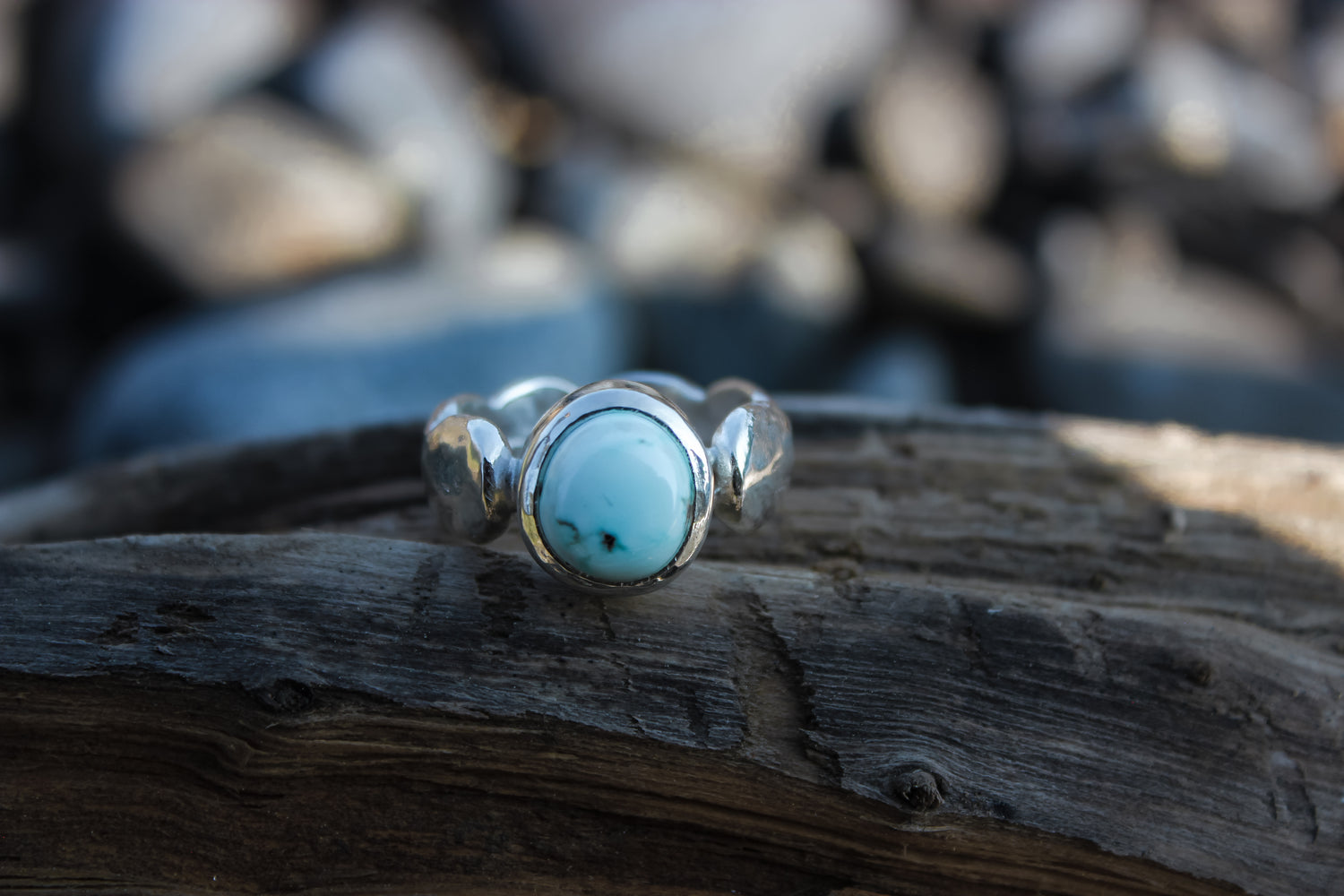 Size 9.5 Lone Mountain Turquoise Cloud Ring