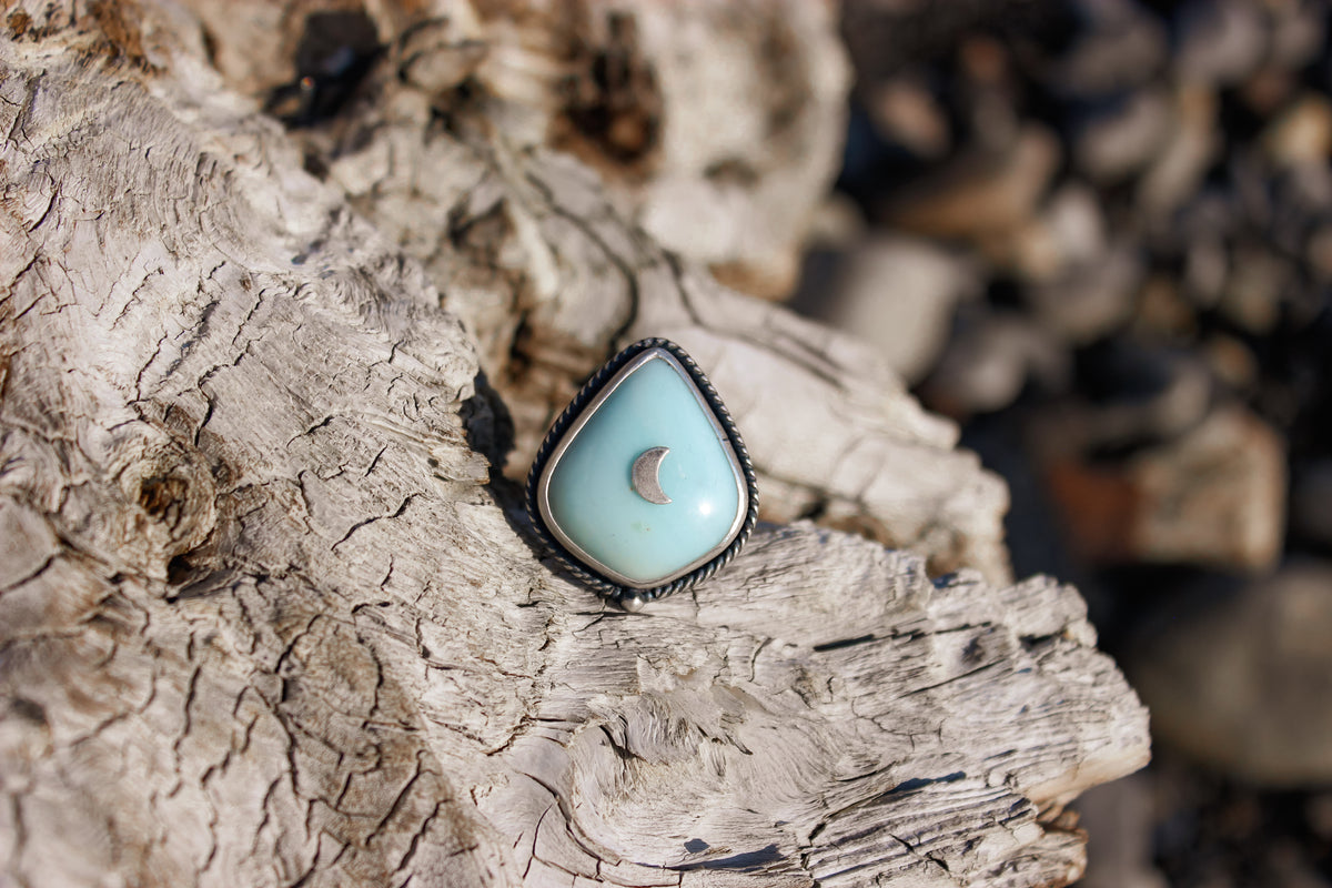 Size 8.75 Misty Moon Ring