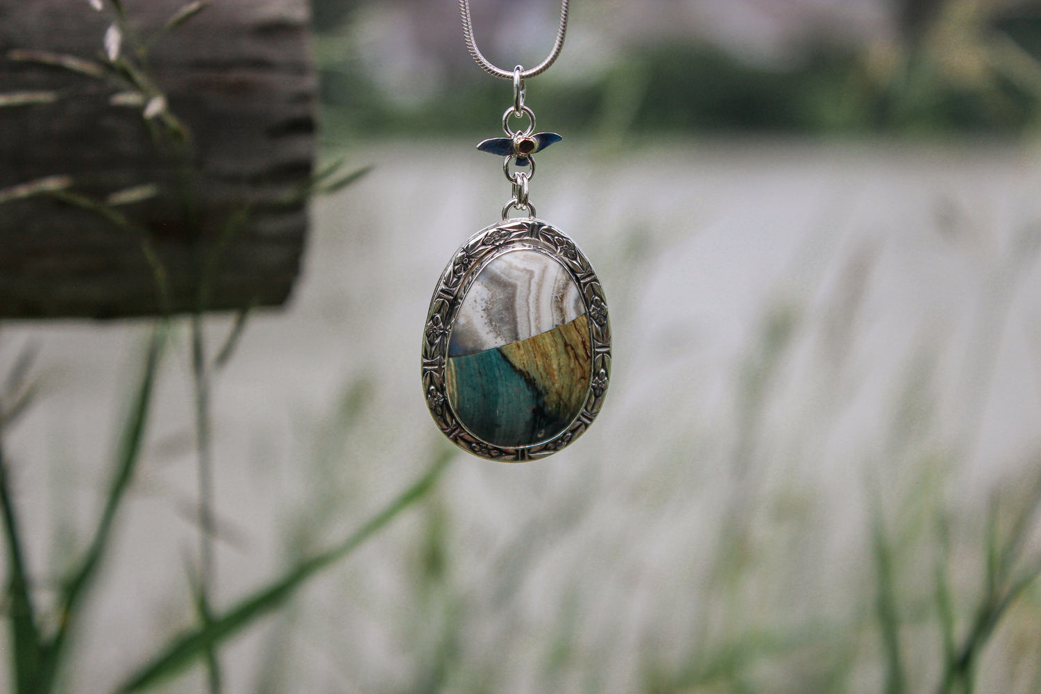 Walk the Line Necklace