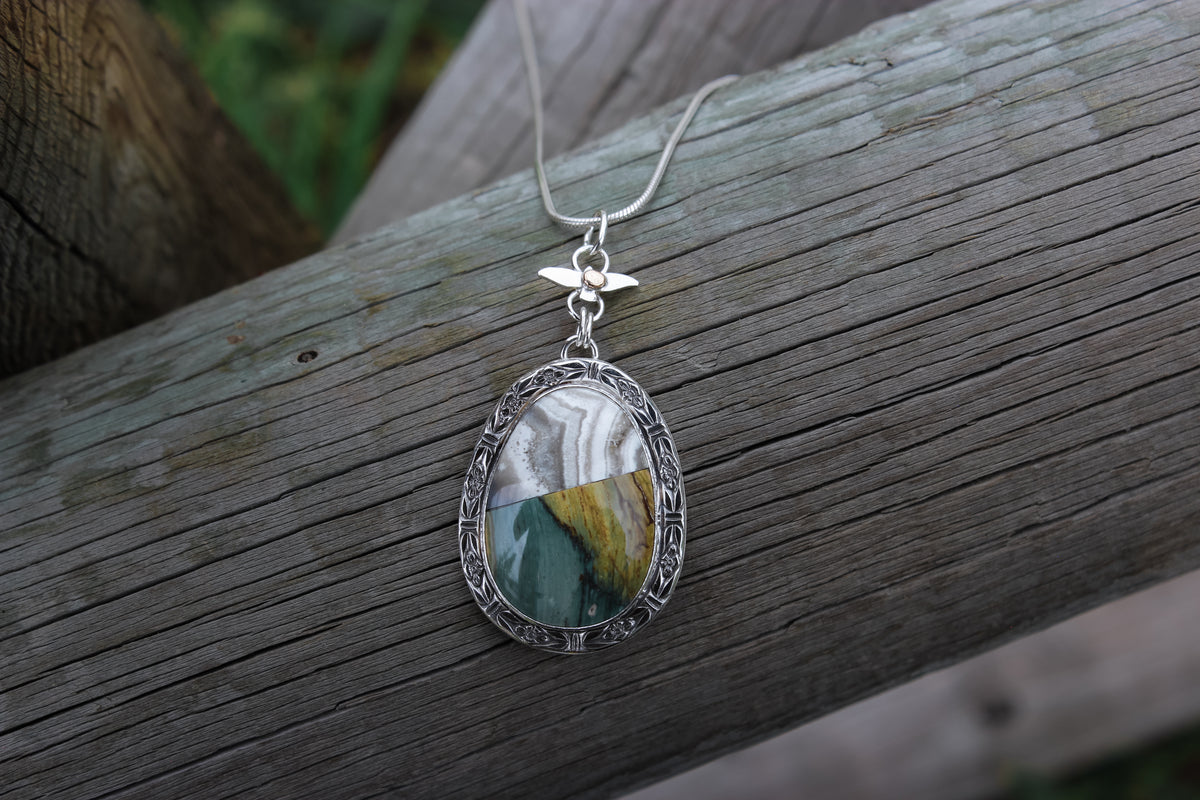Walk the Line Necklace