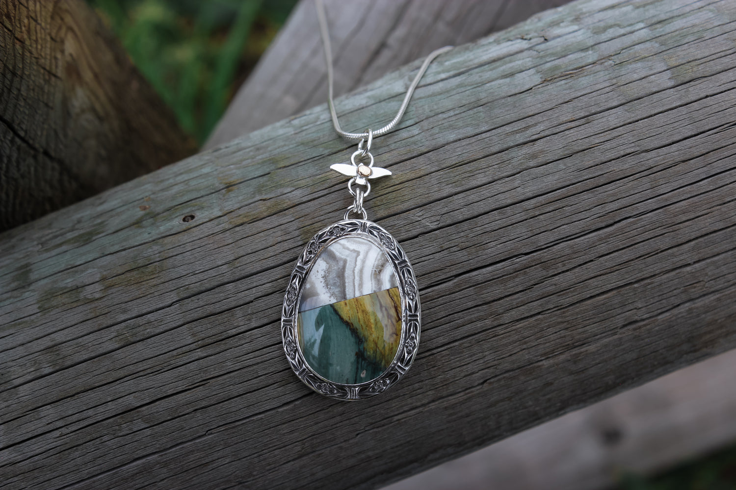 Walk the Line Necklace