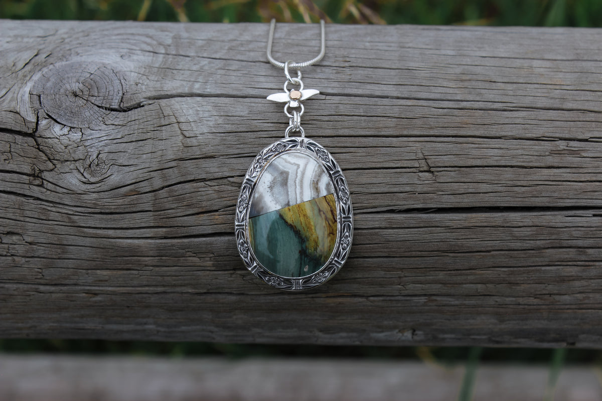 Walk the Line Necklace