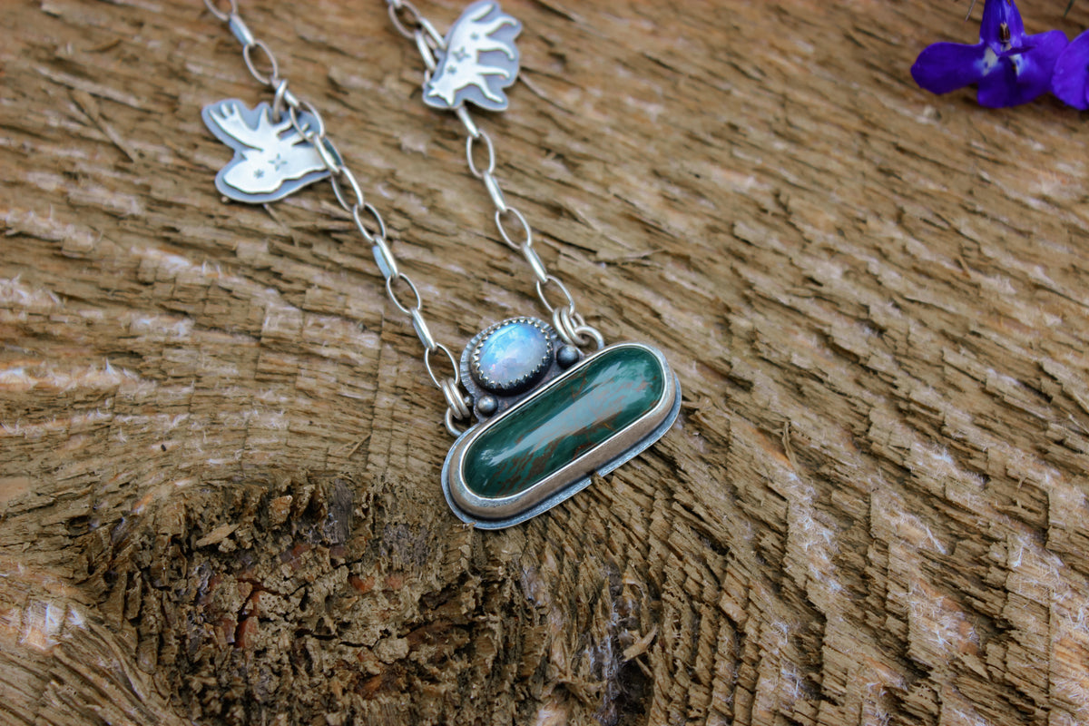 Forest Guardian Charm Necklace #1