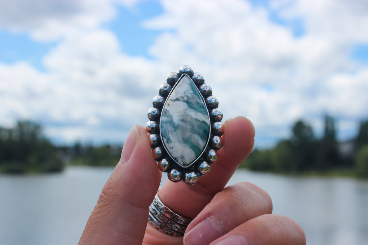 Finished just for you! Lost in the Clouds Ring or Necklace