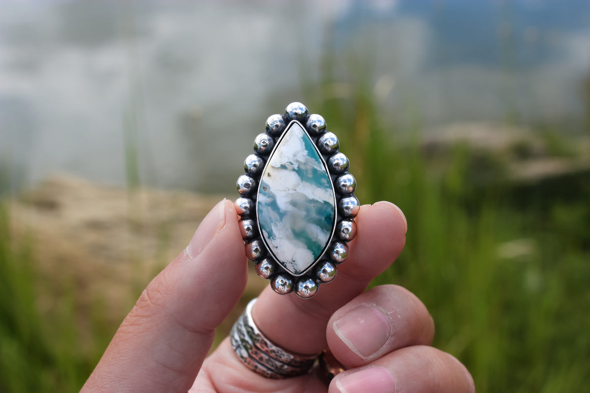 Finished just for you! Lost in the Clouds Ring or Necklace
