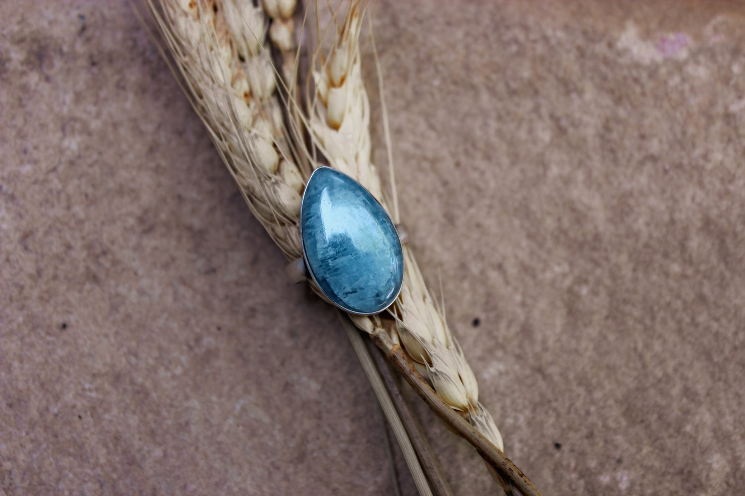 Size 9 Aquamarine Ring