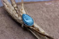 Size 9 Aquamarine Ring