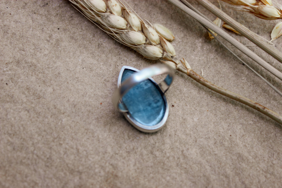 Size 9 Aquamarine Ring