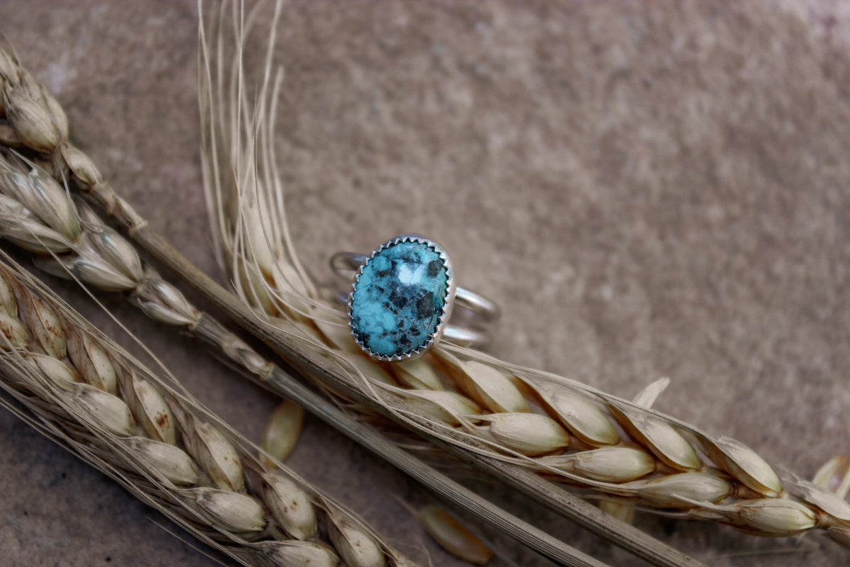 Size 7.25 Turquoise Ring