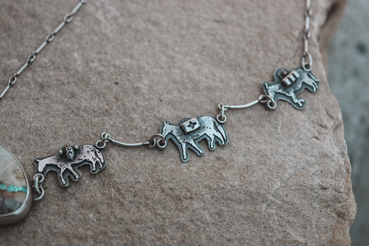 Reserved Custom Mule Necklace for May