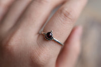 Size 9 Garnet Stacking Ring