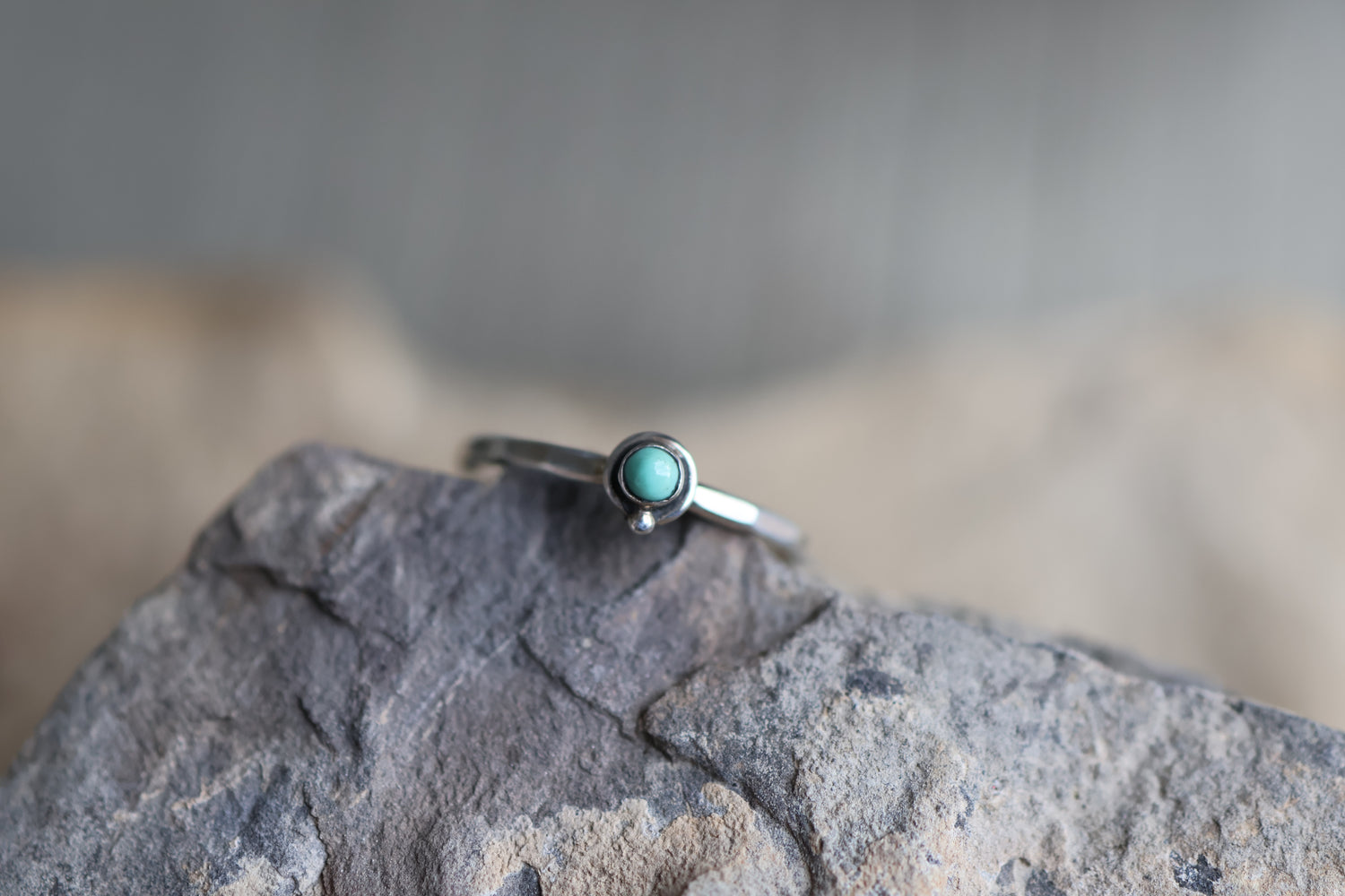Size 9 Turquoise Stacking Ring