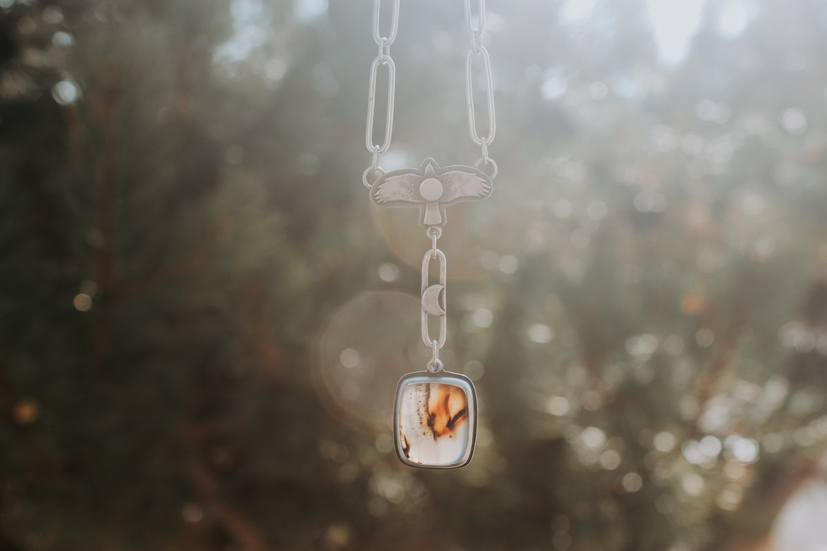 As the Crow Flies Necklace