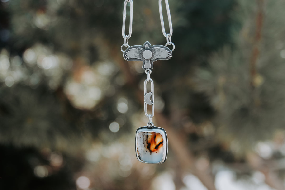 As the Crow Flies Necklace