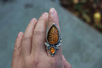 Dancing Leaf Ring