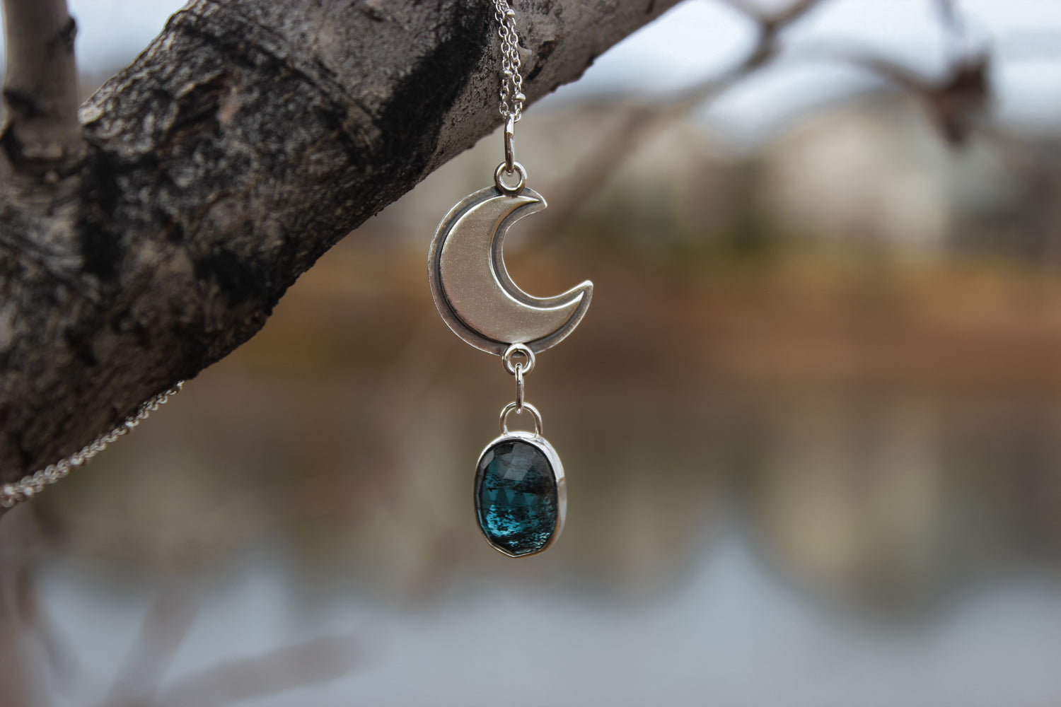 Once in a Blue Moon Necklace