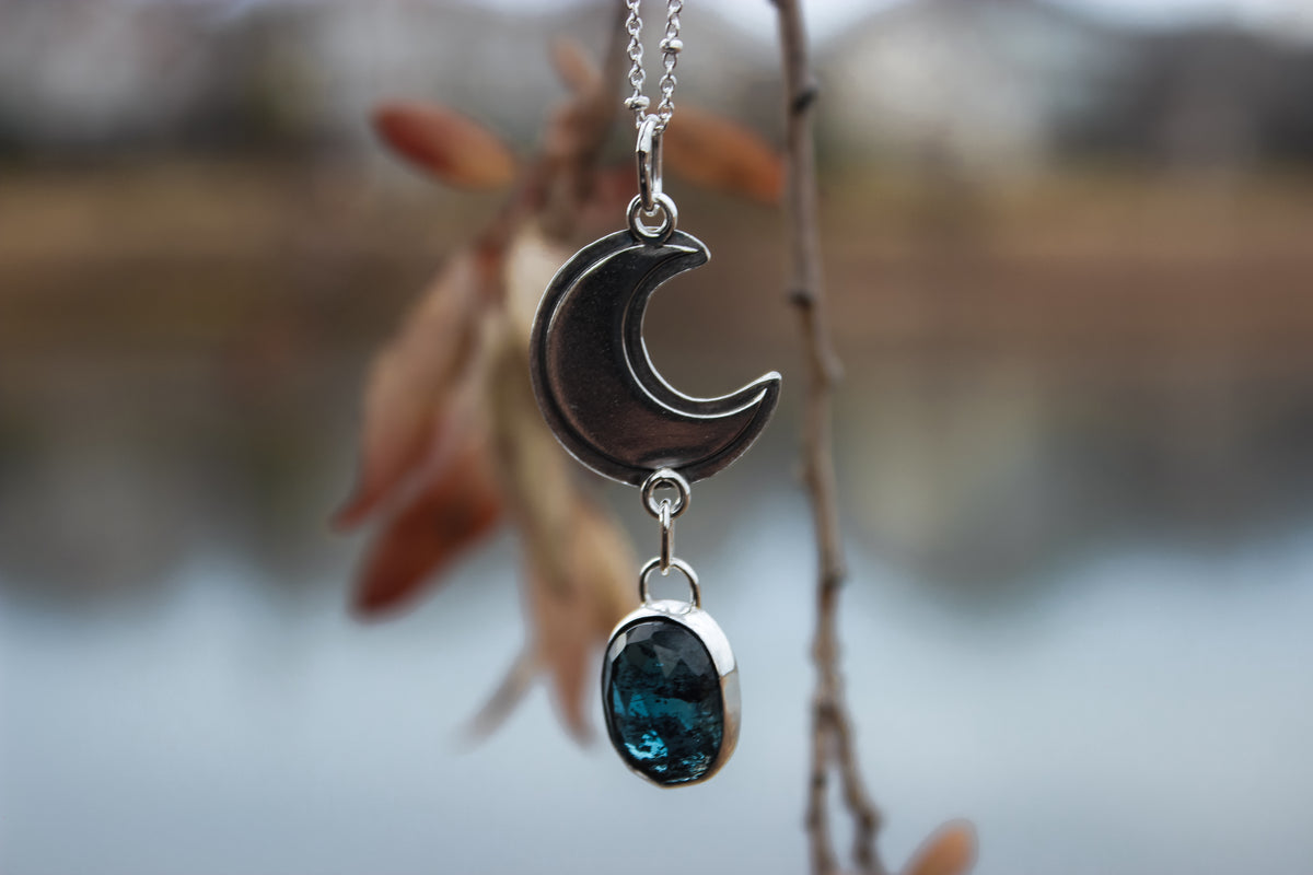 Once in a Blue Moon Necklace
