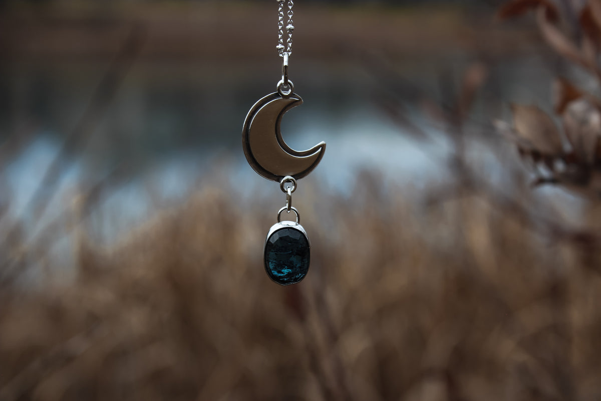Once in a Blue Moon Necklace