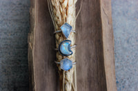 Moonstone Stacking Rings