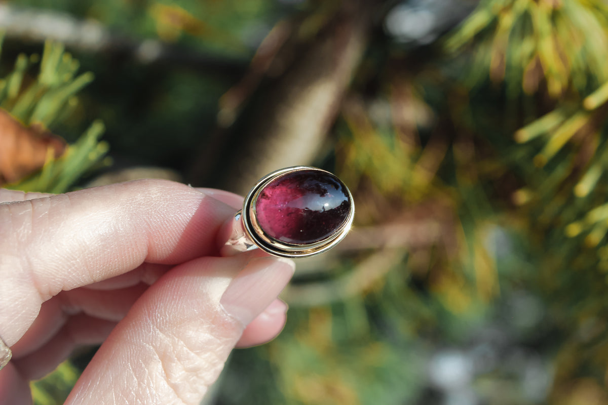 Size 8 Regal Ring with 18k gold