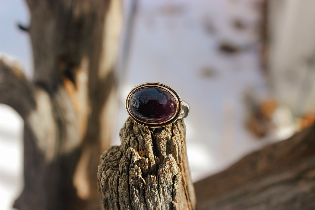 Size 8 Regal Ring with 18k gold