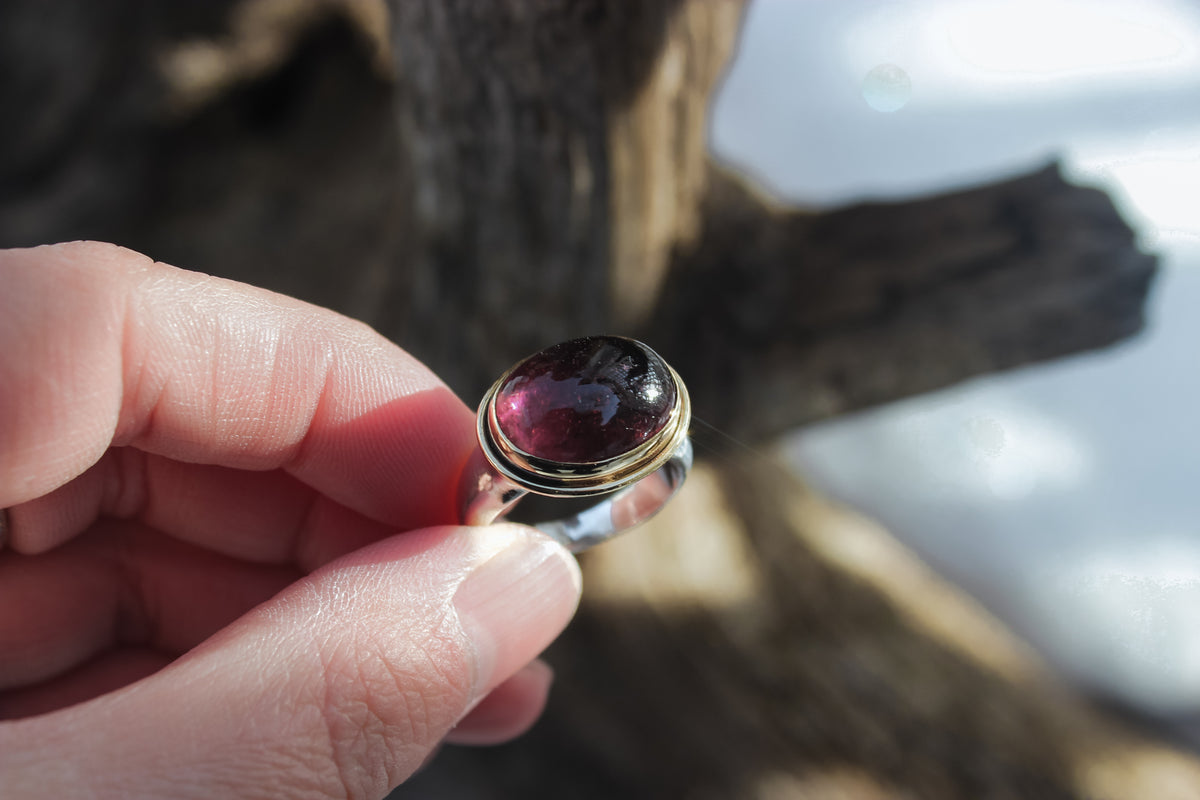 Size 8 Regal Ring with 18k gold