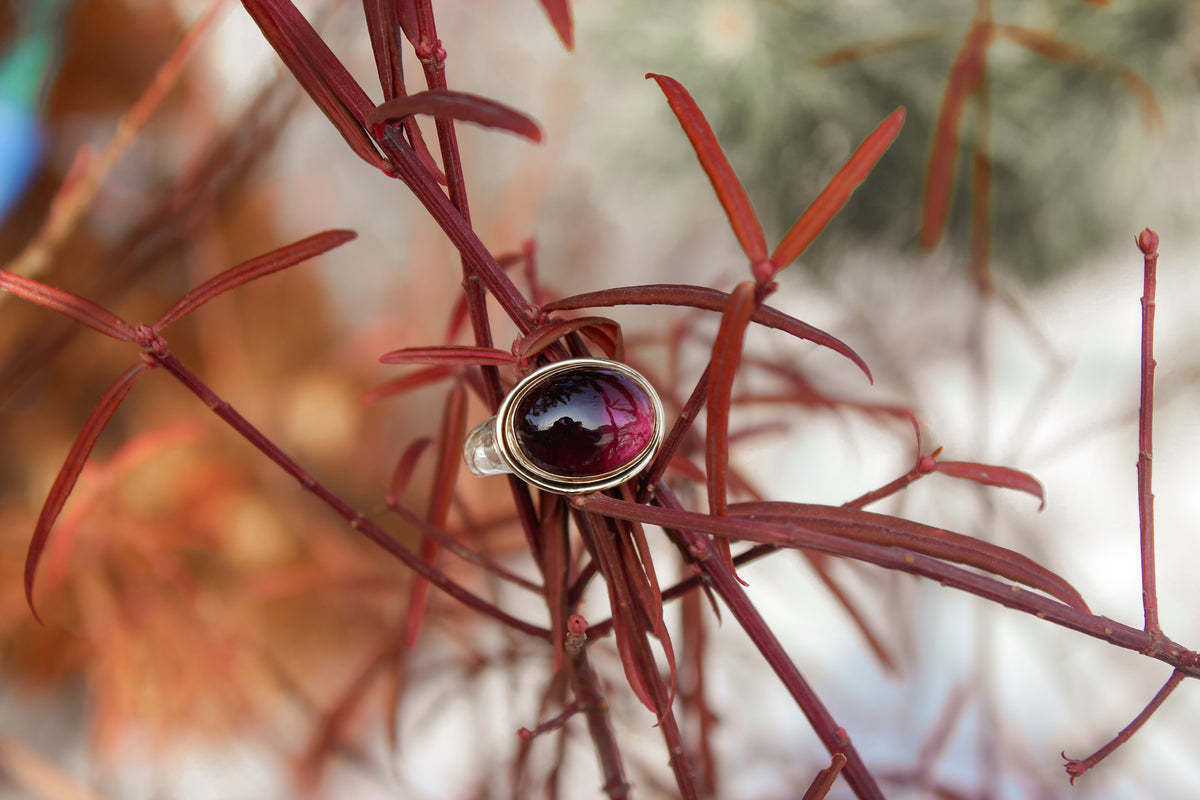 Size 8 Regal Ring with 18k gold