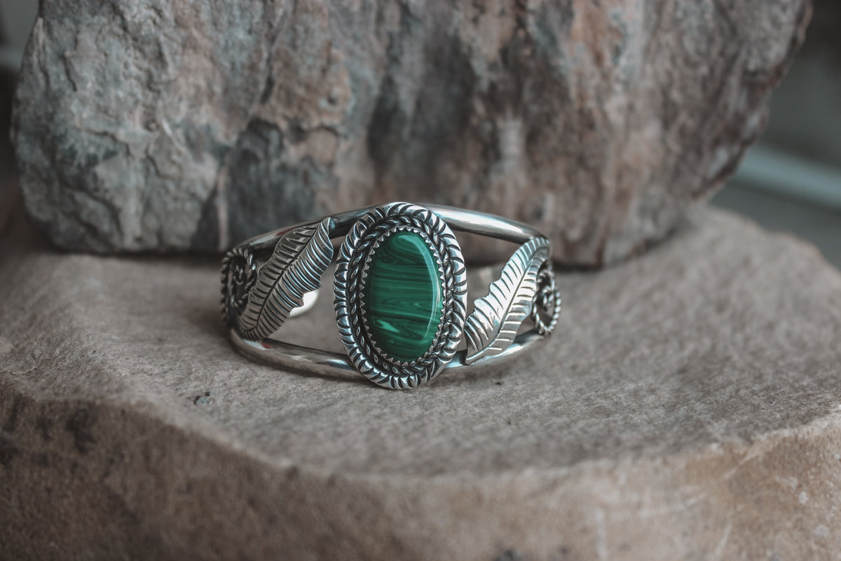 Sedge Malachite Cuff