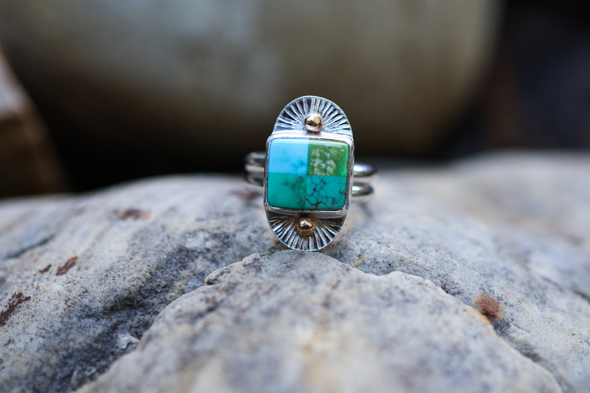 Size 8 Quilt Ring