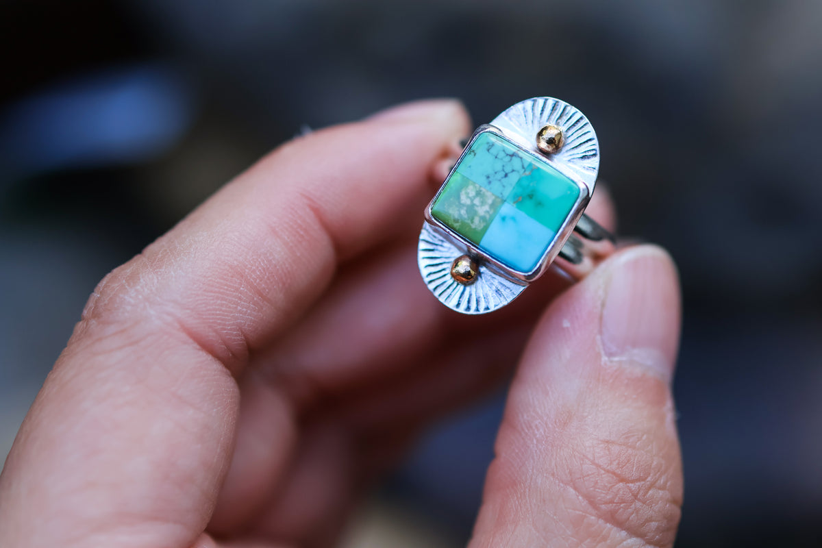 Size 8 Quilt Ring