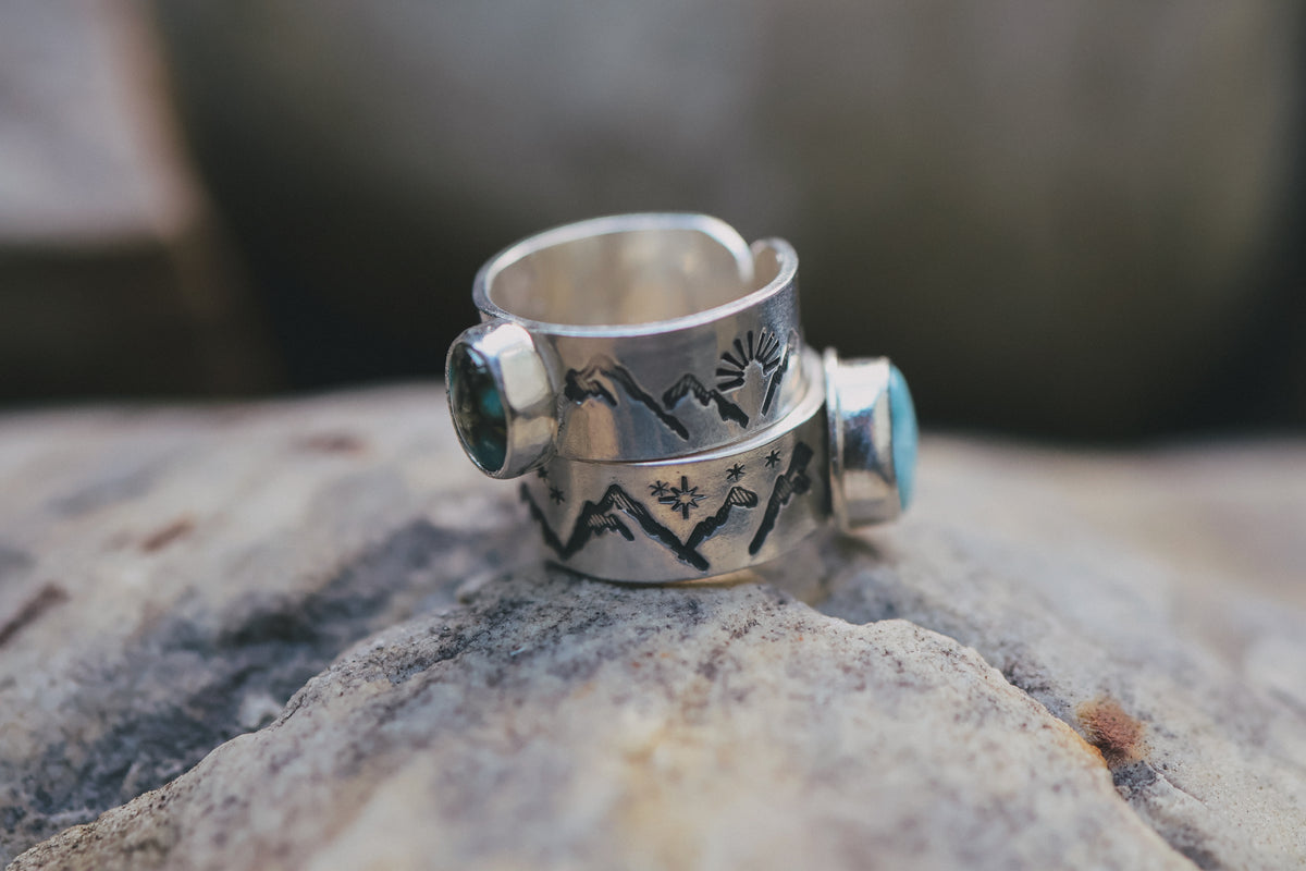 Mountain Peak Rings