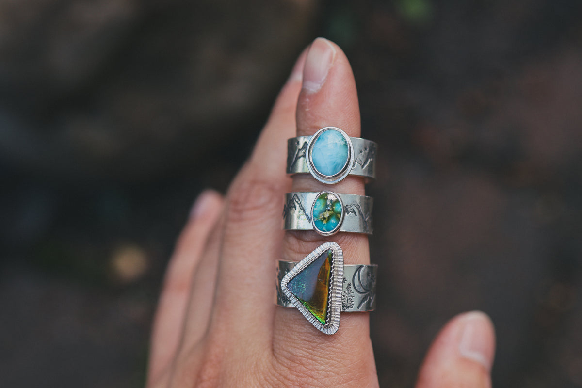 Mountain Peak Rings