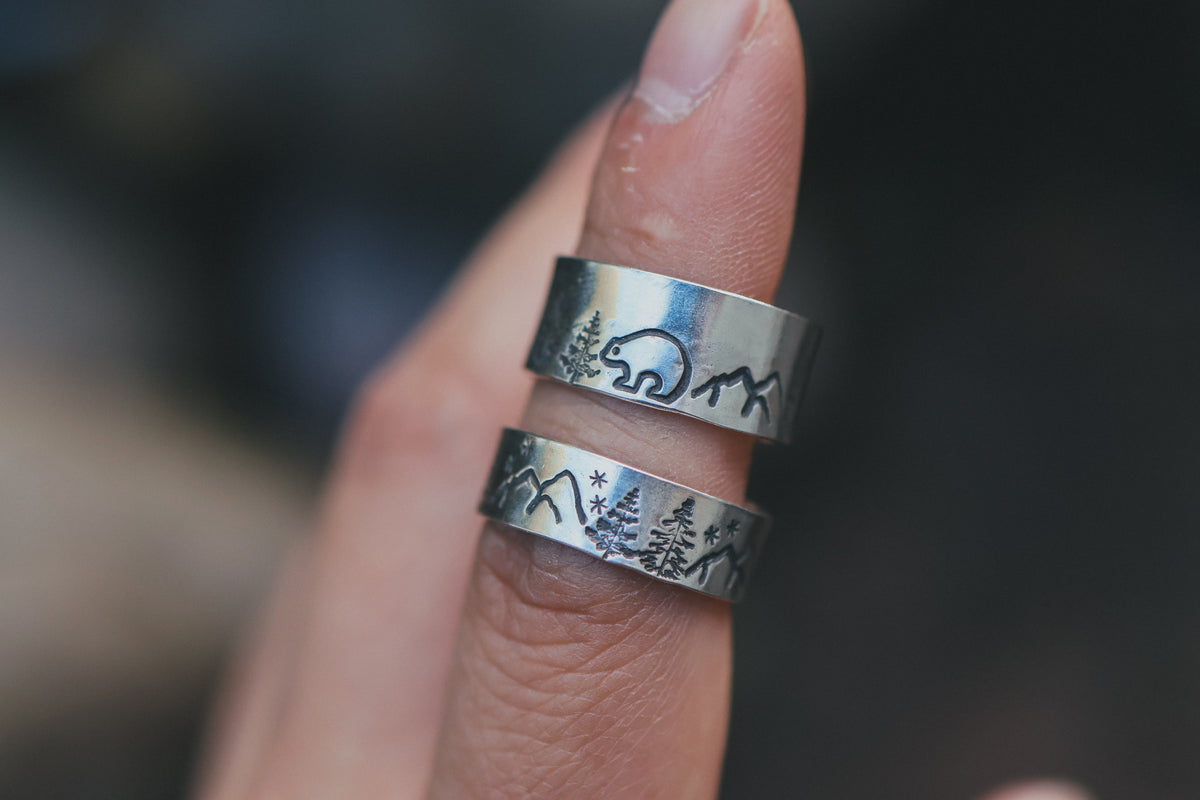 Mountain Peak Rings