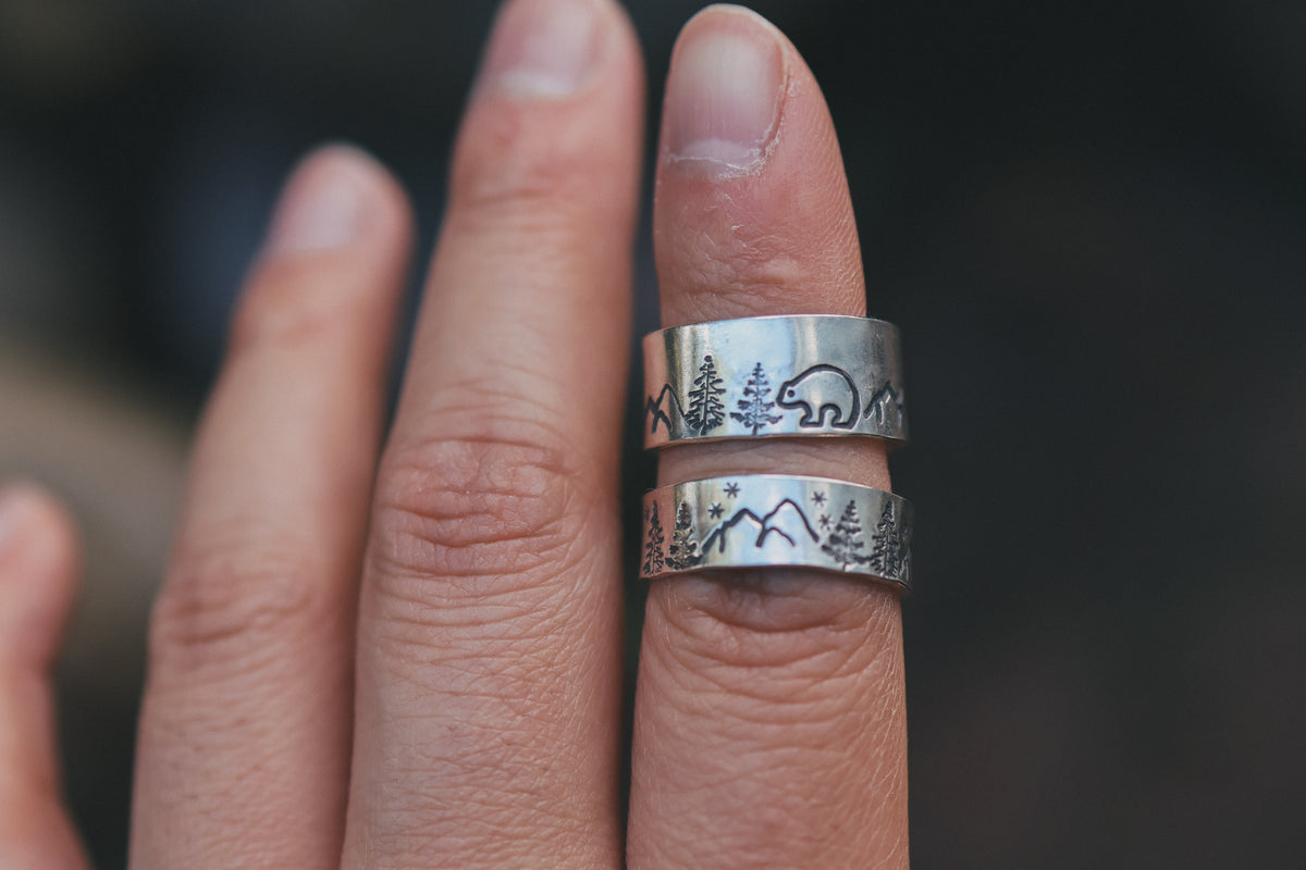 Mountain Peak Rings
