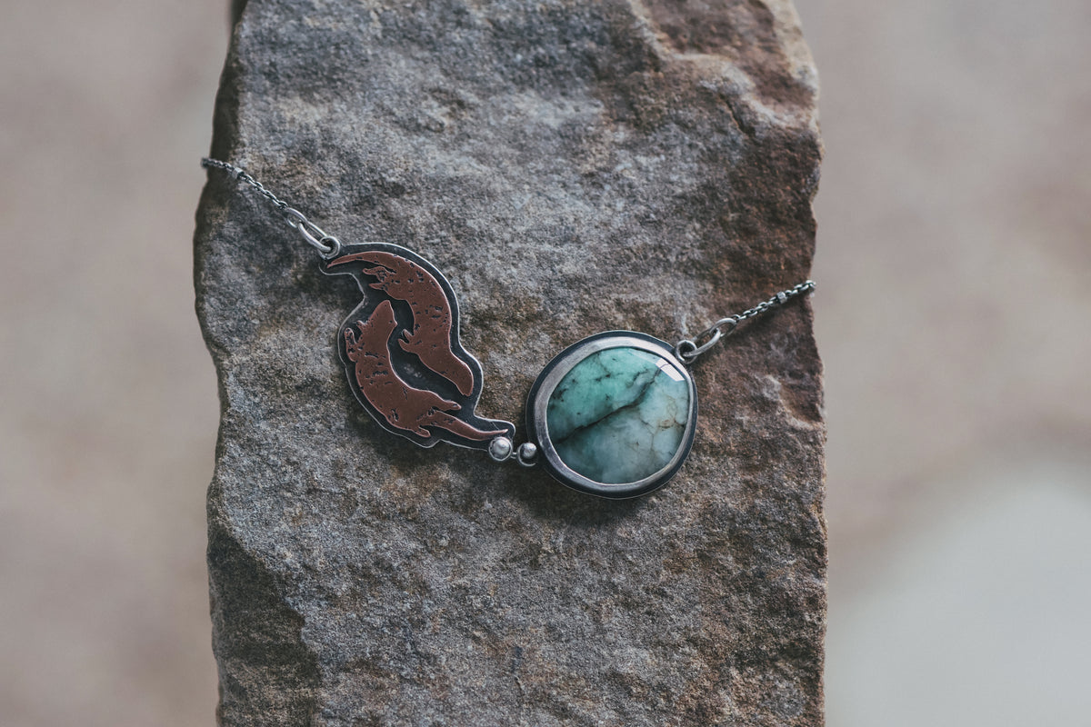 Reserved for Tera! Custom Otter Necklace