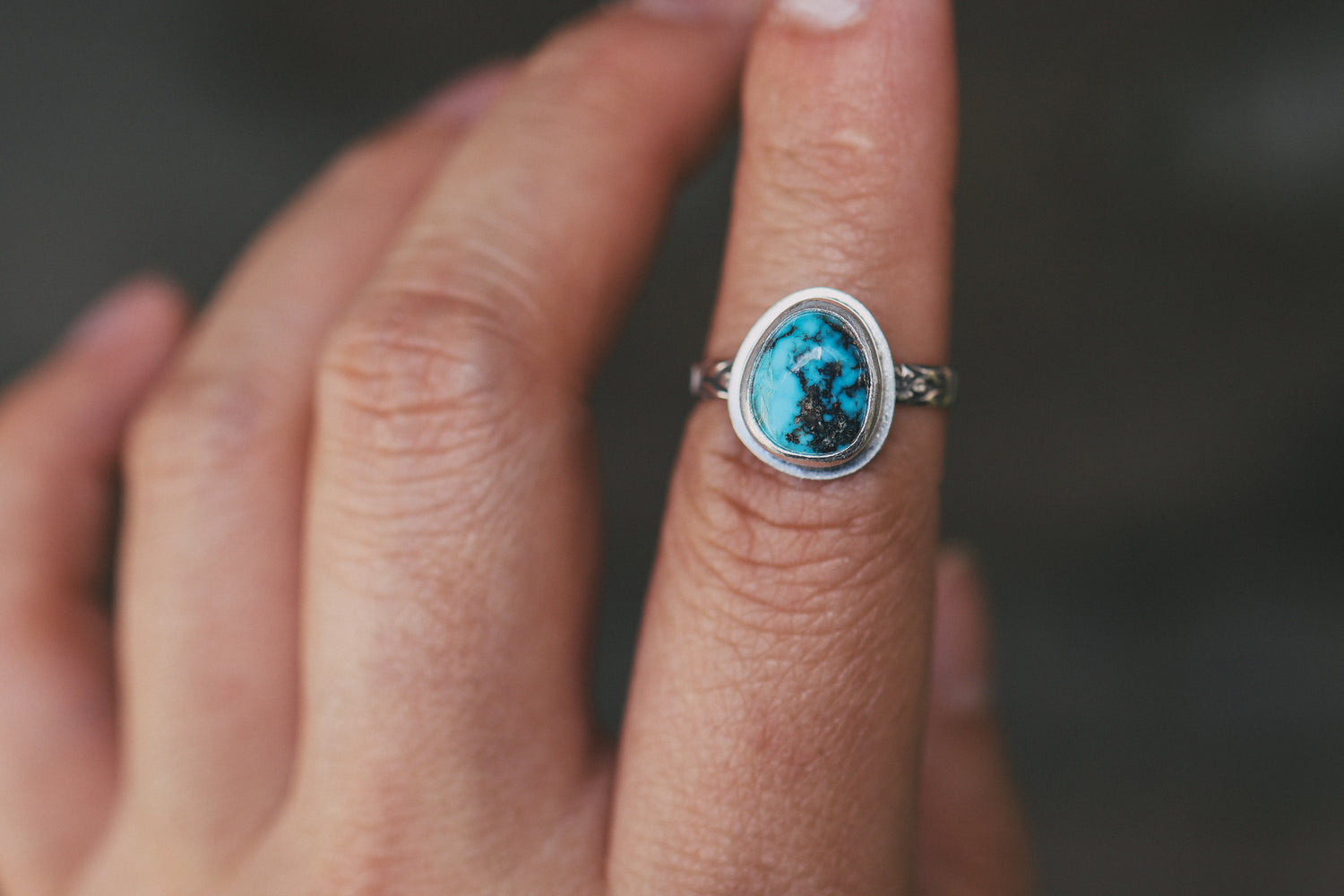 Size 6 Forget Me Not Ring
