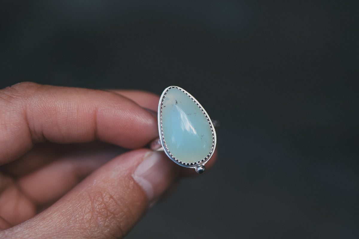 Size 8.25 Aqua Ring