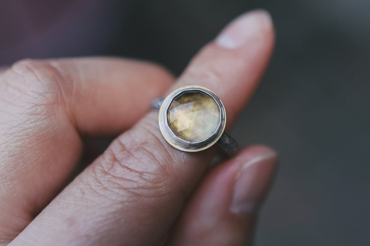 Discounted- Size 7 Golden Glow Ring