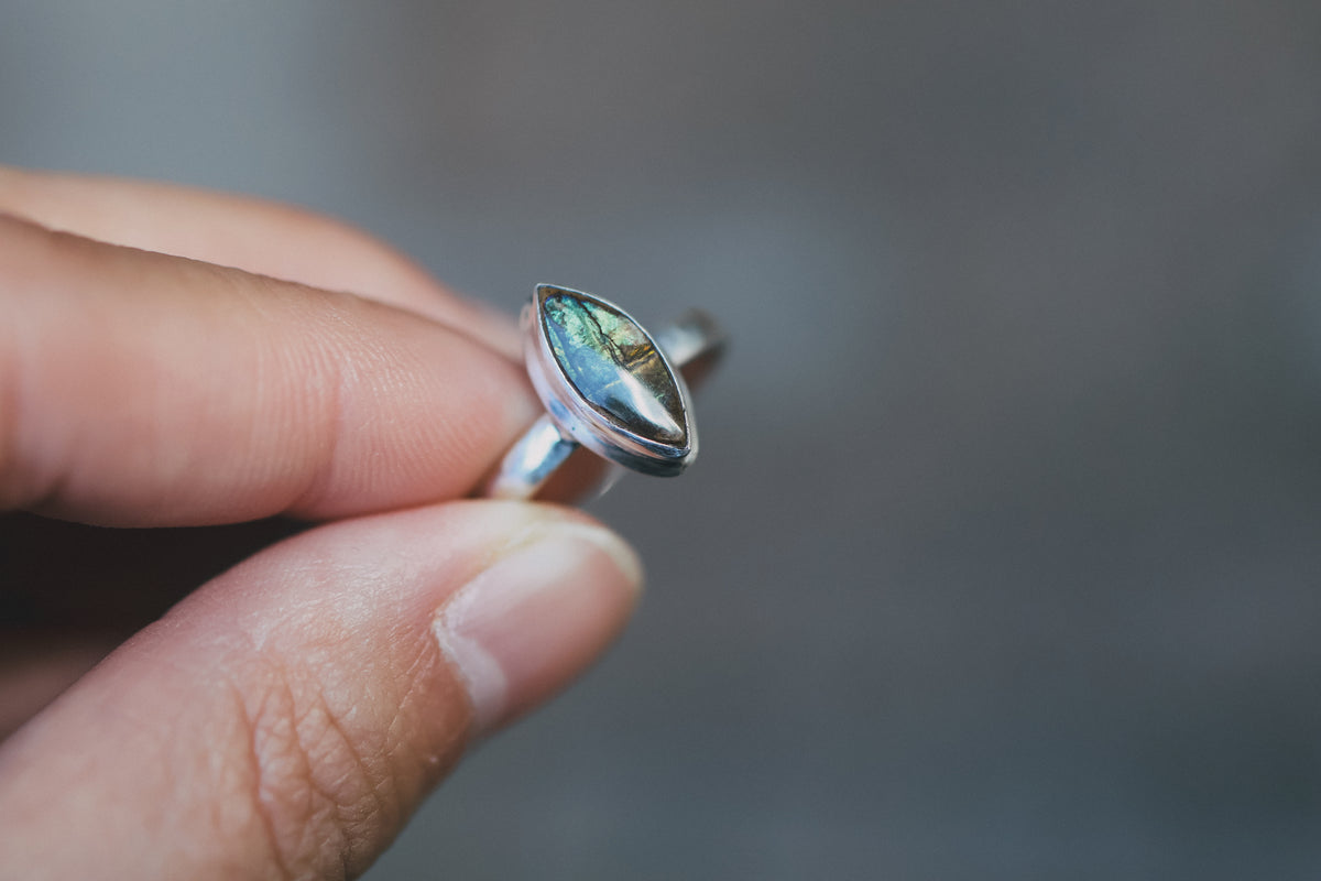 Size 8 Ancient Rainbow Ring