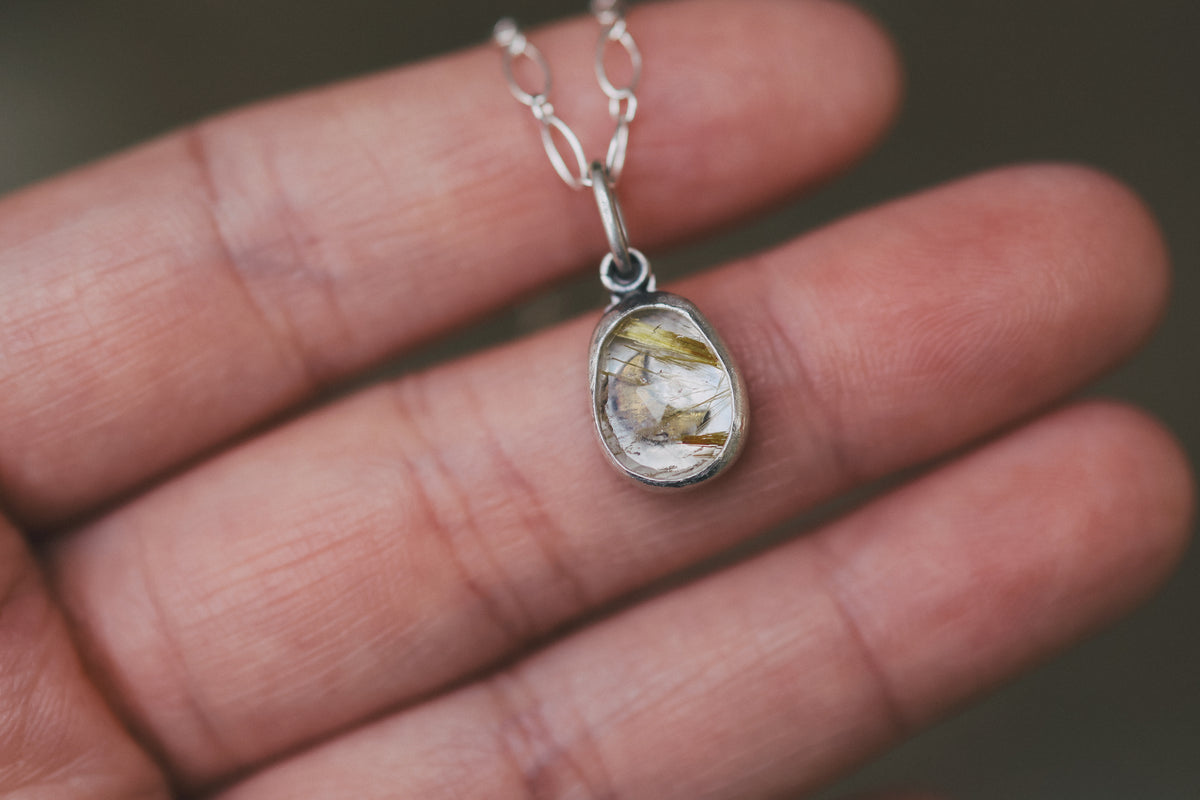 Gold Moon Necklace
