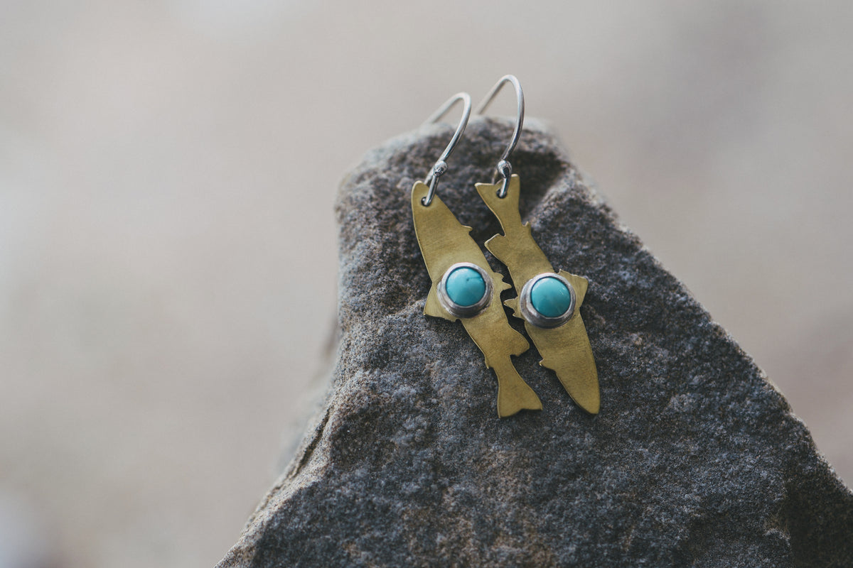 Fish Around Earrings