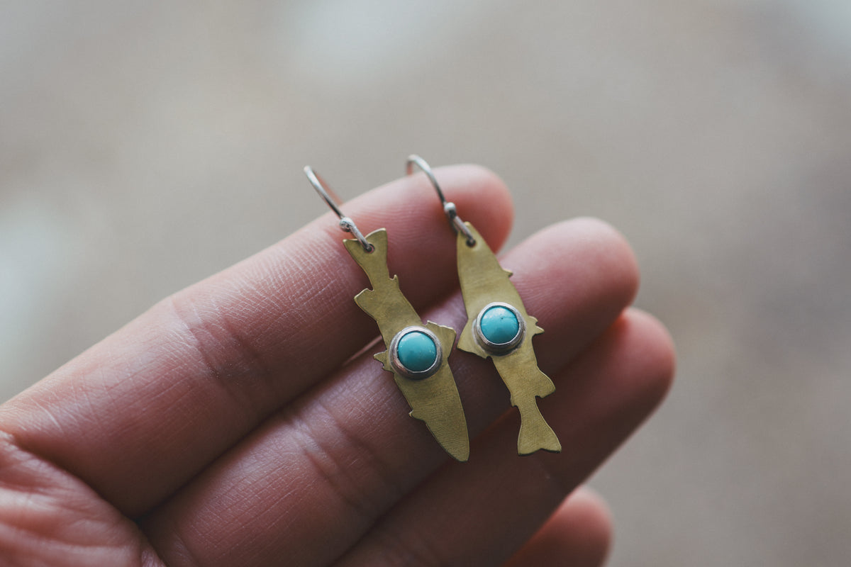 Fish Around Earrings