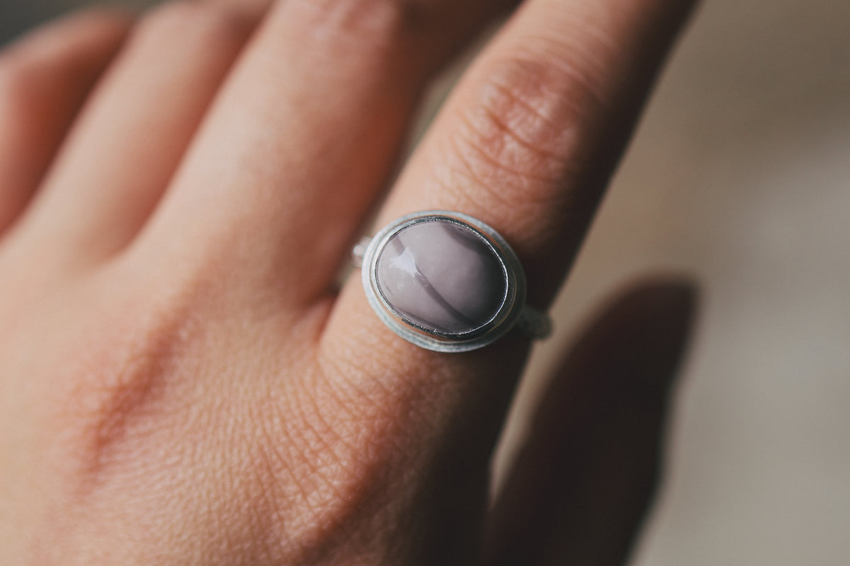 Size 9.25 Pastel Ripple Ring