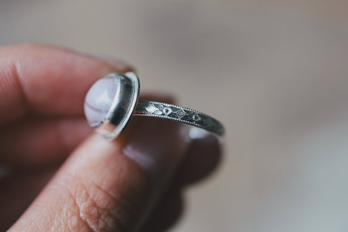 Size 9.25 Pastel Ripple Ring