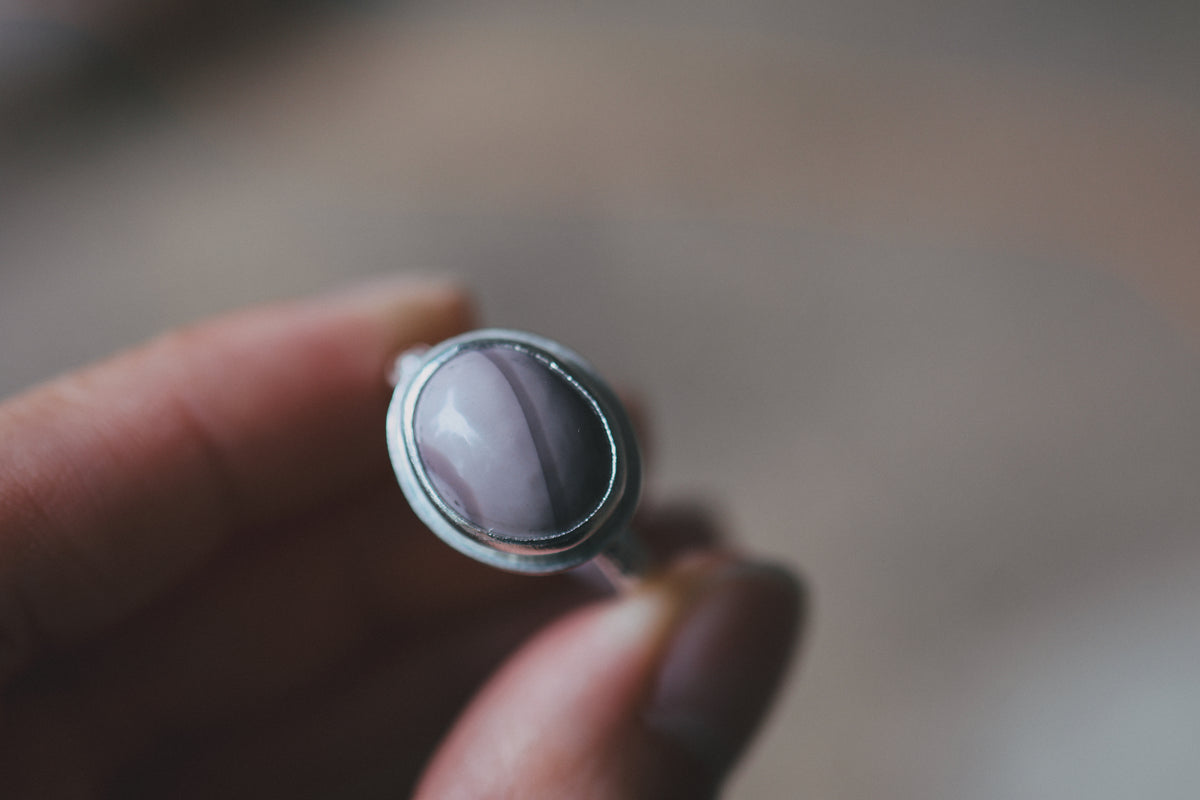 Size 9.25 Pastel Ripple Ring